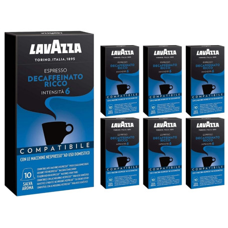 Lavazza compatibile Nespresso Decaffeinato Ricco 70 capsule