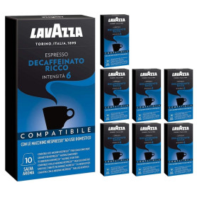 Lavazza compatibile Nespresso Decaffeinato Ricco 80 capsule