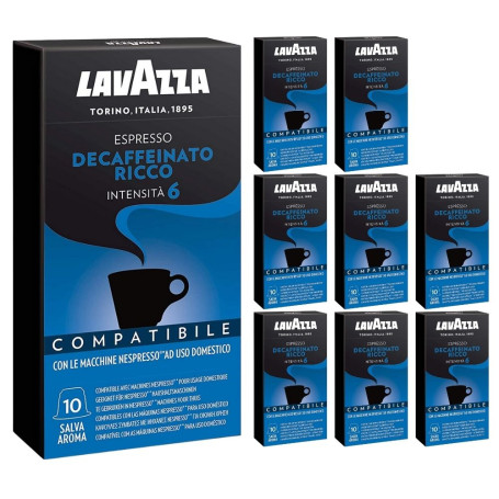 Lavazza compatibile Nespresso Decaffeinato Ricco 90 capsule