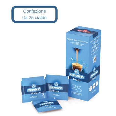 Caffe' Covim Cialda Suave Decaffeinato 25 Pezzi