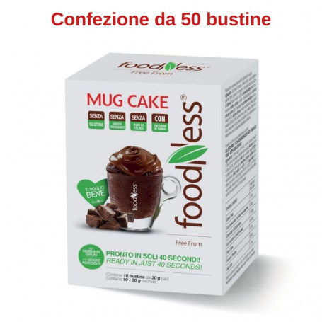 Foodness preparato per Mug Cake confezione da 50 bustine 