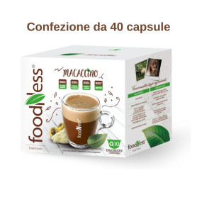 Foodness Macaccino Compatibile Nescafe' Dolce Gusto 40 Capsule