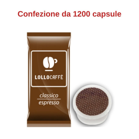  Lollo Caffe' Classico compatibile Lavazza Espresso Point 1200 capsule