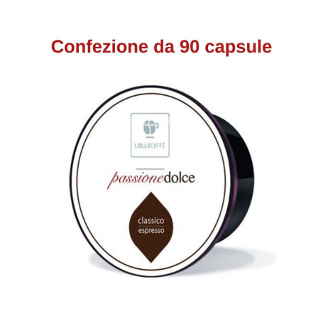  Lollo Caffe' compatibile Nescafe' Dolce Gusto miscela classica 90 capsule