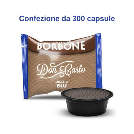 Borbone Don Carlo miscela Blu compatibile Lavazza A Modio Mio 300 capsule
