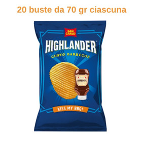 San Carlo Highlander gusto Barbecue 20 buste da 70 gr