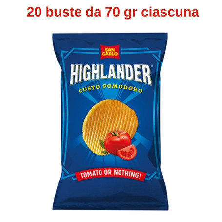 San Carlo Highlander gusto Pomodoro 20 buste da 70 gr