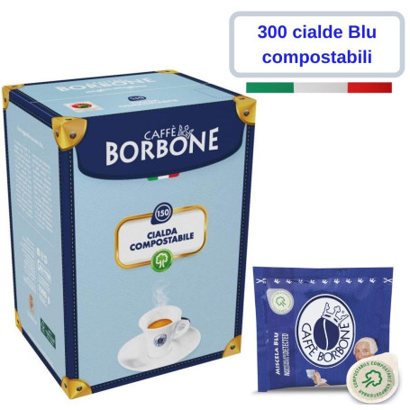 Caffe' Borbone Miscela Blu 300 Cialde Compostabili