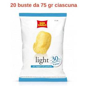 San Carlo patatine light 20 buste da 75 gr