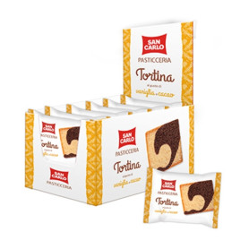 San Carlo Tortina alla vaniglia e al cacao in espositore