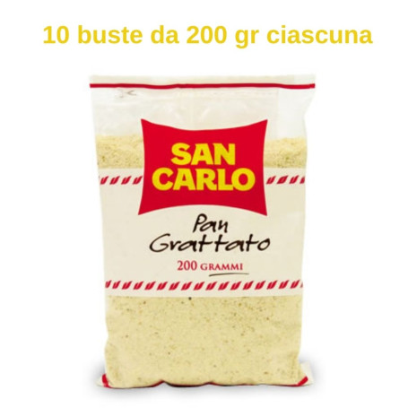 San Carlo Pangrattato 10 buste da 200 grammi