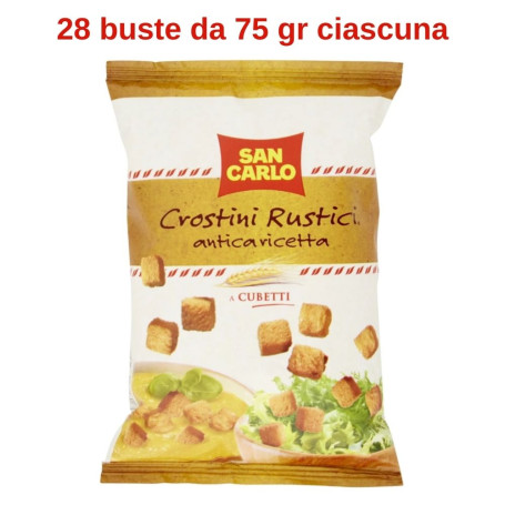 San Carlo Crostini Rustici Antica Ricetta 28 buste da 75 gr