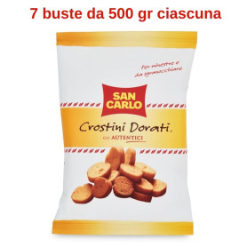 San Carlo Crostini Dorati gli autentici 7 buste da 500 gr