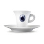 Set 6 tazzine da caffe' e 2 tazze da cappuccino con piattini Caffe' Borbone