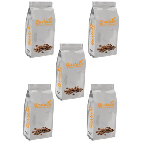 5 confezioni di Caffe' Gustoso da 1 kg ciascuna 5 kg in totale