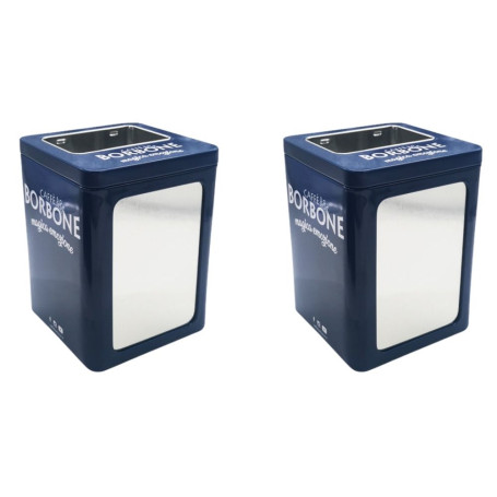 2 dispenser tovaglioli da bar in latta Caffe' Borbone