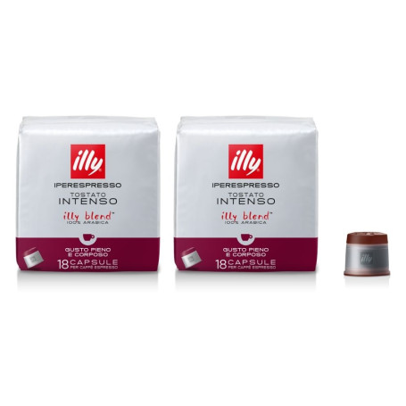  Caffe' Illy Iperespresso Tostato Intenso confezione da 36 capsule