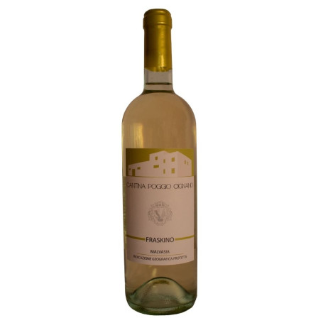 Cantine Poggio Cignano Fraskino Vino Bianco Malvasia 12 bottiglie da 750 ml