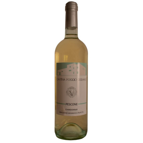 Cantina Poggio Cignano Vino Bianco Pescone Chardonnay Salento IGP 6 bottiglie