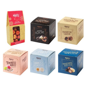 Mucci 6 confezioni di confetti assortiti da 75 grammi