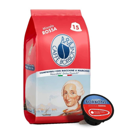 Borbone Miscela Rossa Compatibile Nescafe' Dolce Gusto 30 Capsule