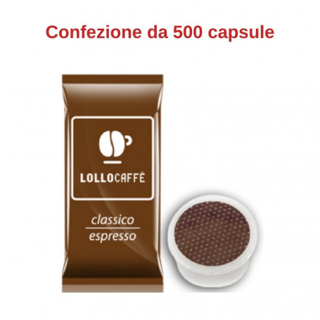  Lollo Caffe' Classico compatibile Lavazza Espresso Point 500 capsule