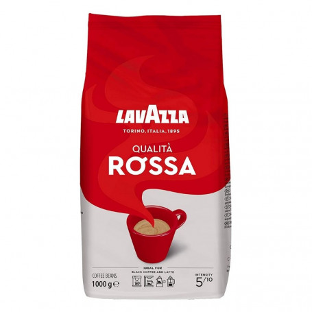 Lavazza Qualita' Rossa caffe' in grani 6 buste da 1 kg ciascuna