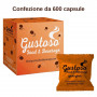 Caffe' Gustoso 600 capsule compatibili Lavazza Espresso Point miscela Arancio