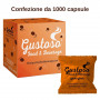 Caffe' Gustoso 1000 capsule compatibili Lavazza Espresso Point miscela Arancio
