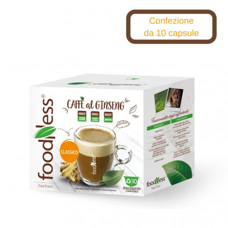 Foodness Ginseng Compatibile Nescafe' Dolce Gusto 10 Capsule