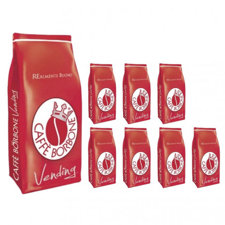  Caffe' Borbone in grani linea Vending Miscela rossa 8 confezioni da 500 grammi