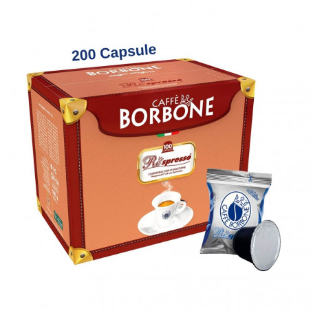 Borbone Respresso Miscela Blu 200 Capsule Compatibile Nespresso