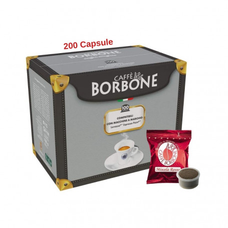 Borbone Compatibile Lavazza Espresso Point Miscela Rossa 200 Capsule