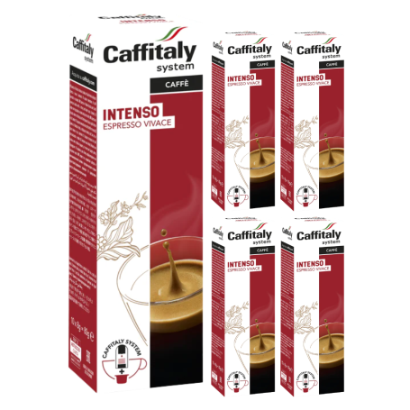 Caffitaly System Intenso Espresso Vivace E Caffe Box Da 50 Capsule