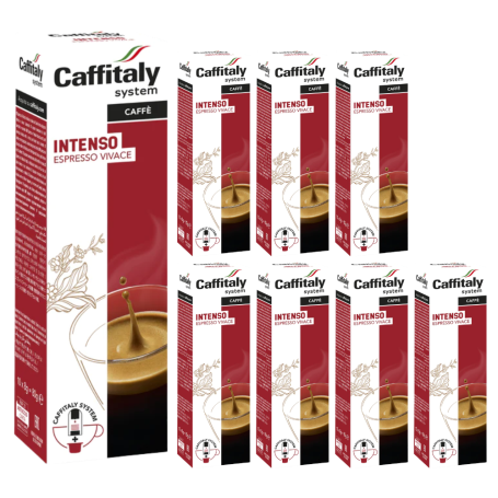 Caffitaly System Intenso Espresso Vivace E Caffe Box Da 80 Capsule