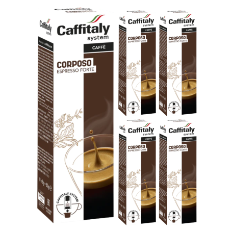 Caffitaly System Corposo Espresso Forte E Caffe Box Da 50 Capsule